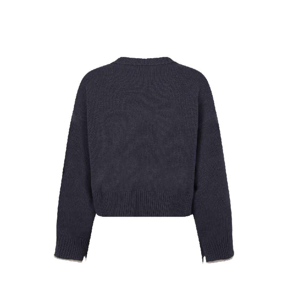 Brunello Cucinelli Blue Cashmere Cashmere Sweater