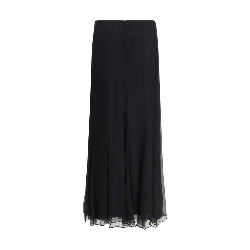 Chloé Silk Long Skirt