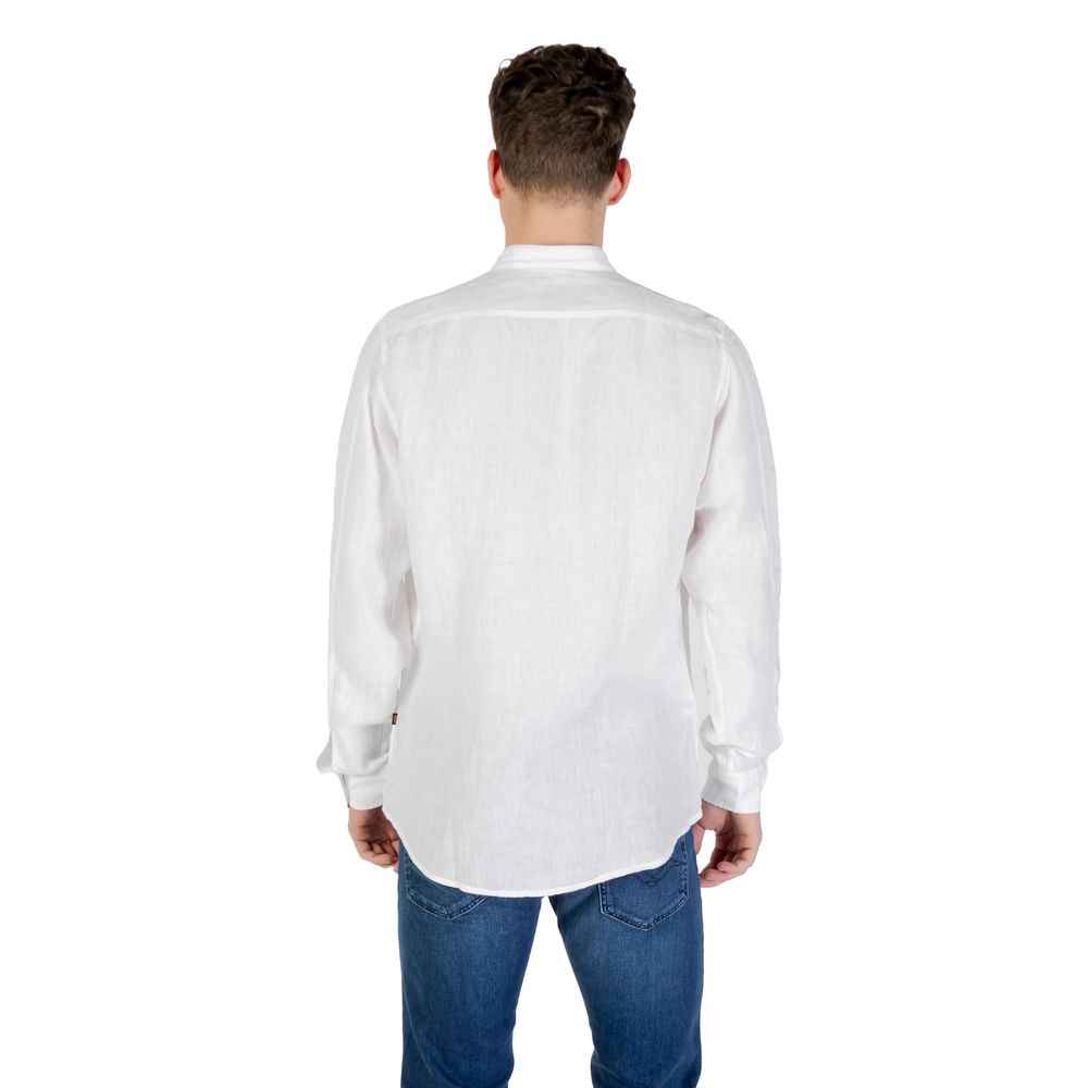Hugo Boss White Linen Shirt