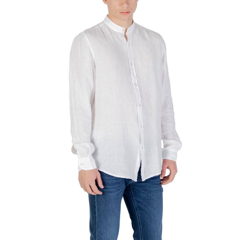 Hugo Boss White Linen Shirt