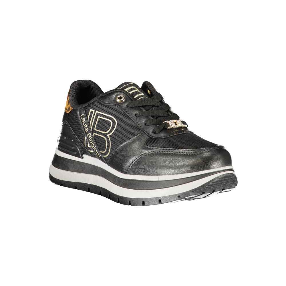 Laura Biagiotti Black Polyester Women Sneaker