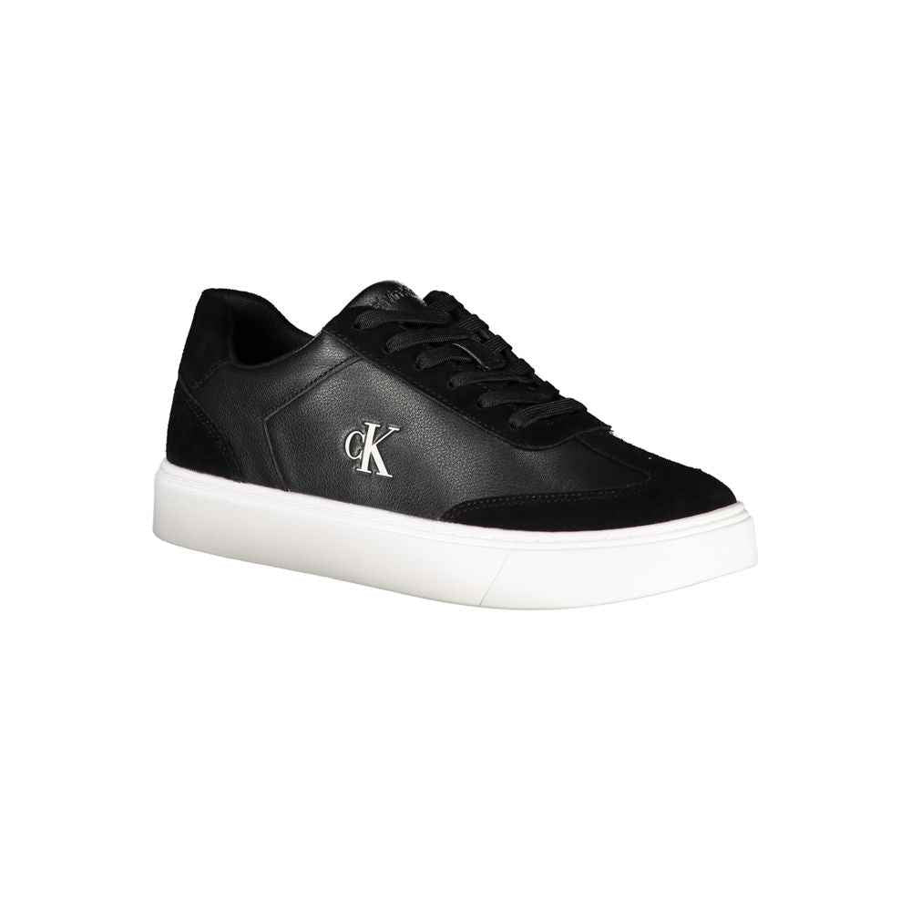Calvin Klein Black Leather Men Sneaker