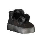 Laura Biagiotti Black Polyester Women Boot