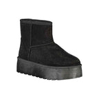 Laura Biagiotti Black Polyester Women Boot