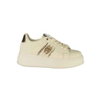 Laura Biagiotti Beige Polyester Women Sneaker