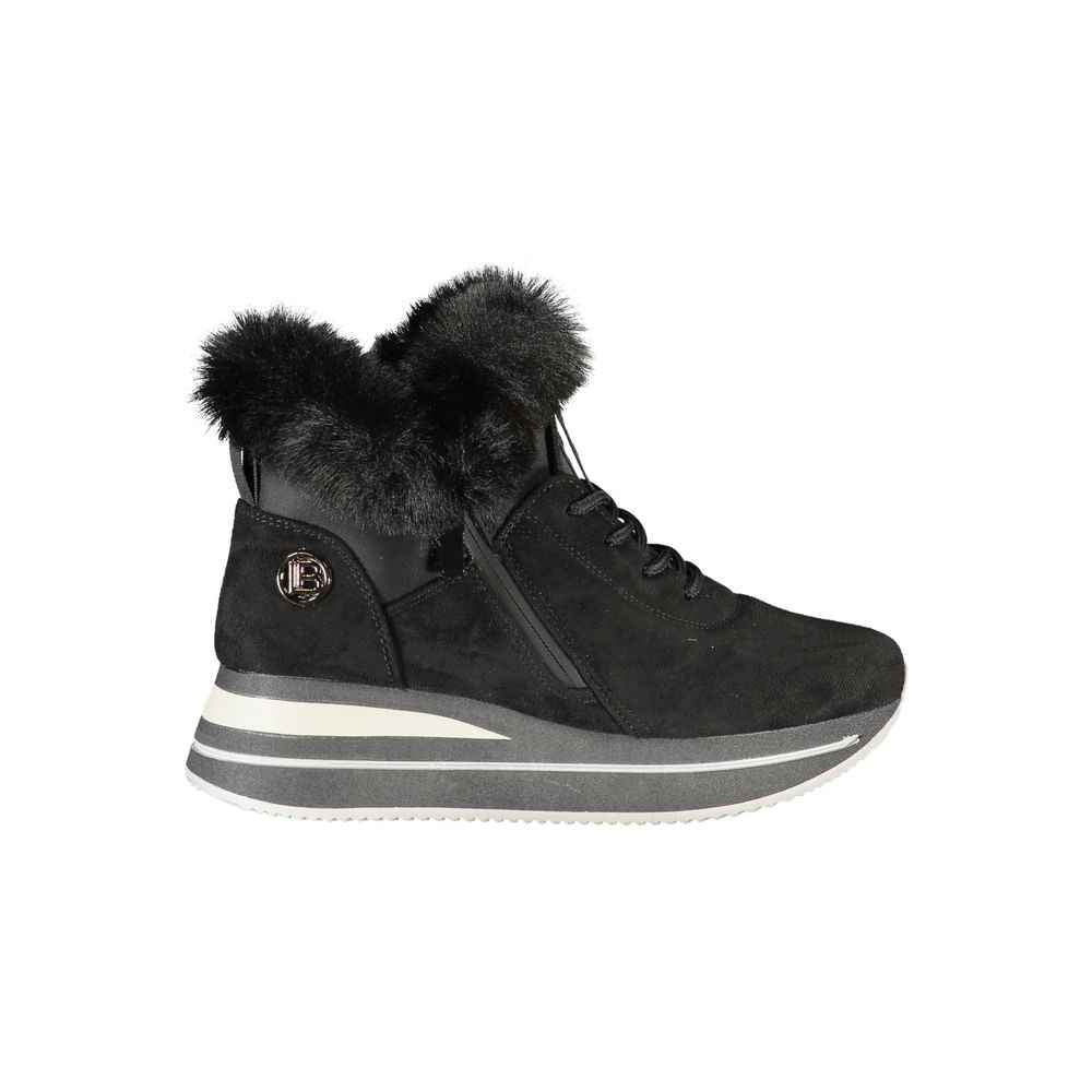 Laura Biagiotti Black Polyester Women Sneaker