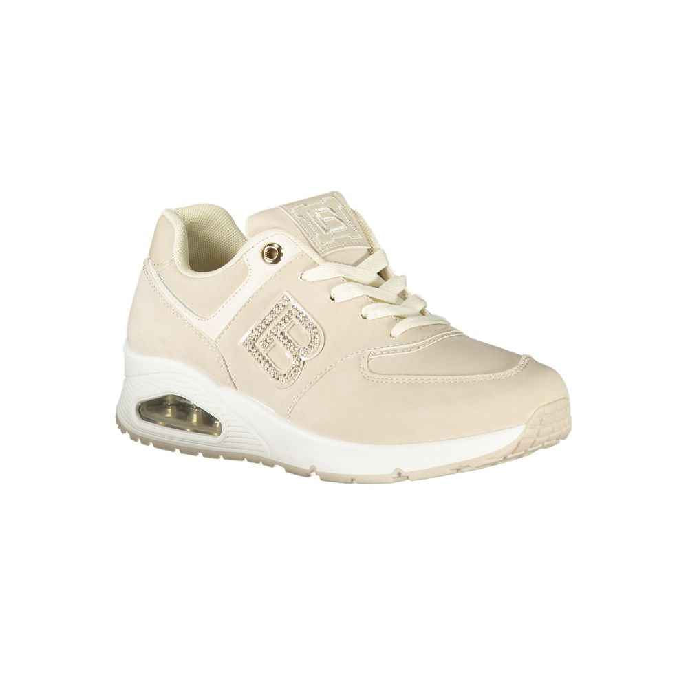 Laura Biagiotti Beige Polyester Women Sneaker