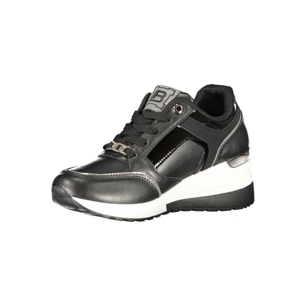 Laura Biagiotti Black Polyester Women Sneaker
