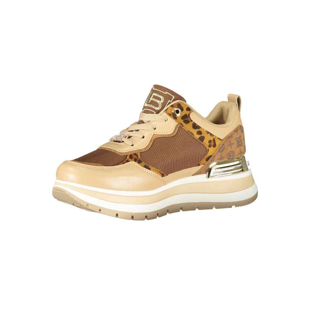 Laura Biagiotti Brown Polyester Women Sneaker