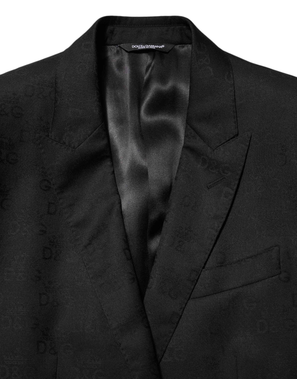 Dolce & Gabbana Black MARTINI 2 Buttons Suit Jacket Blazer