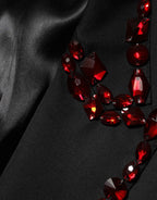 Dolce & Gabbana Black SICILIA Crystal Embellished Men Blazer