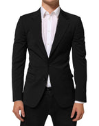 Dolce & Gabbana Black STAFF 2 Buttons Suit Jacket Blazer