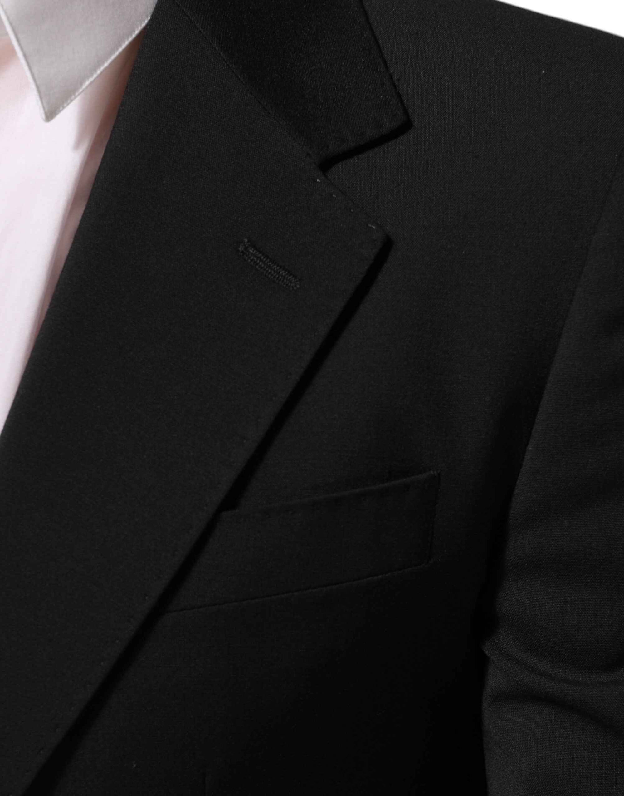 Dolce & Gabbana Black STAFF 2 Buttons Suit Jacket Blazer