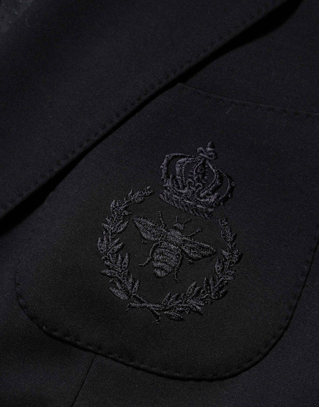 Dolce & Gabbana Black Viscose 2 Buttons Suit Jacket Blazer