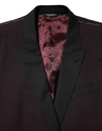 Dolce & Gabbana Maroon Wool 2 Buttons Suit Jacket Blazer