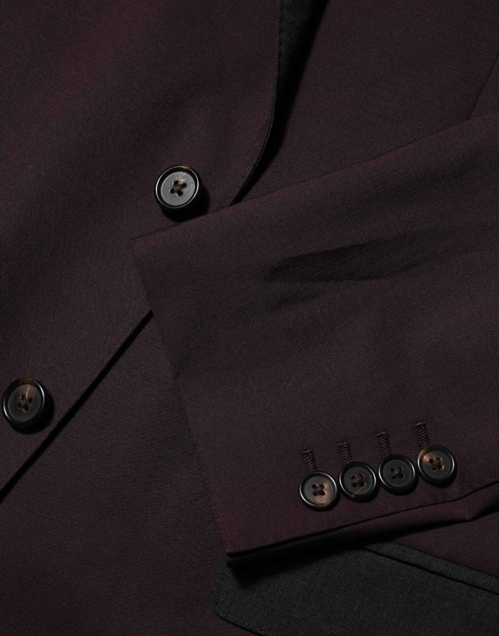 Dolce & Gabbana Maroon Wool 2 Buttons Suit Jacket Blazer