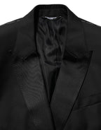 Dolce & Gabbana Black MARTINI Double-Breasted Suit Blazer