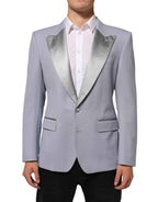 Dolce & Gabbana Gray Wool SICILIA 2 Buttons Men Suit Blazer