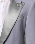 Dolce & Gabbana Gray Wool SICILIA 2 Buttons Men Suit Blazer