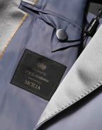Dolce & Gabbana Gray Wool SICILIA 2 Buttons Men Suit Blazer