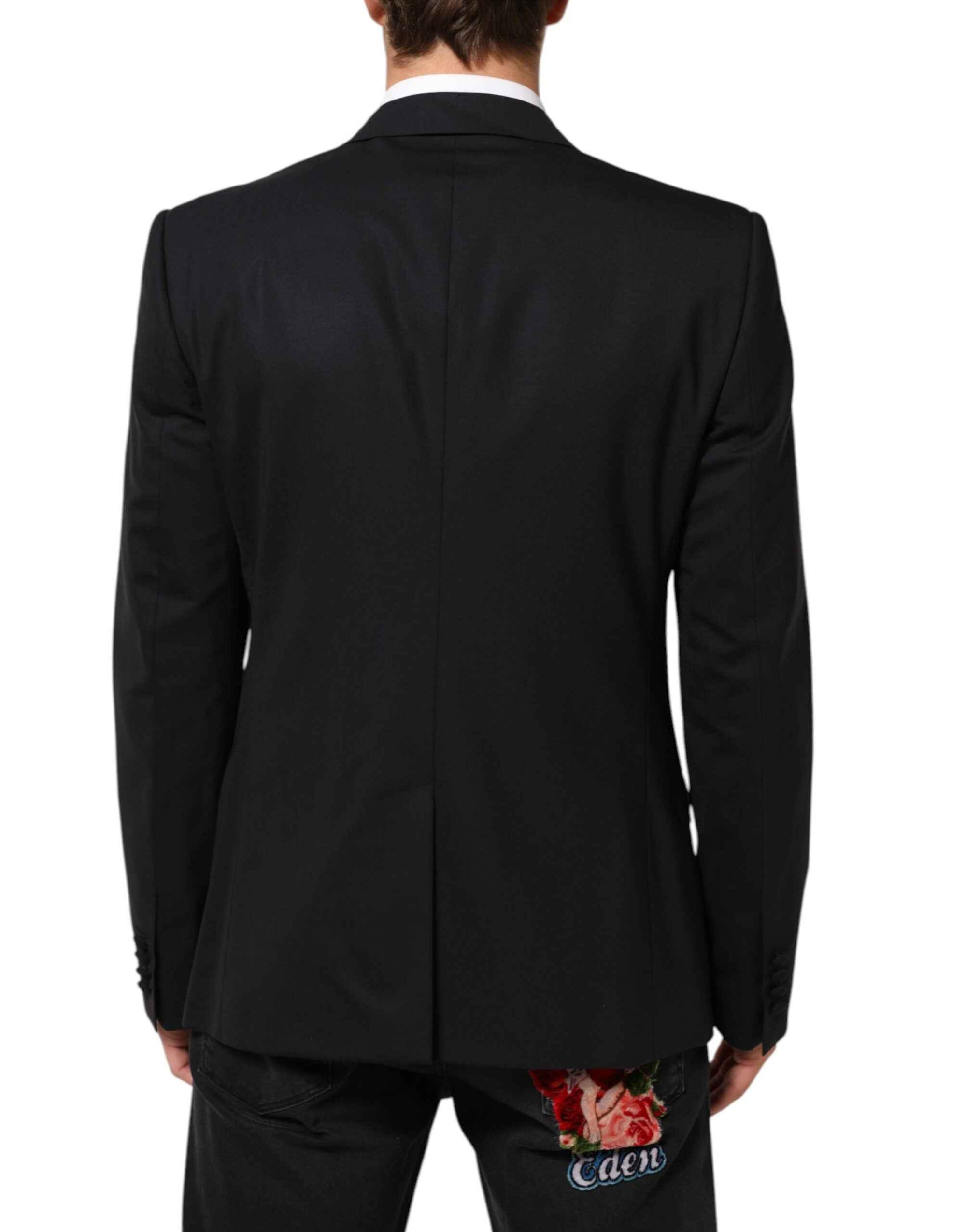 Dolce & Gabbana Black Bee MARTINI 2 Button Men Suit Blazer