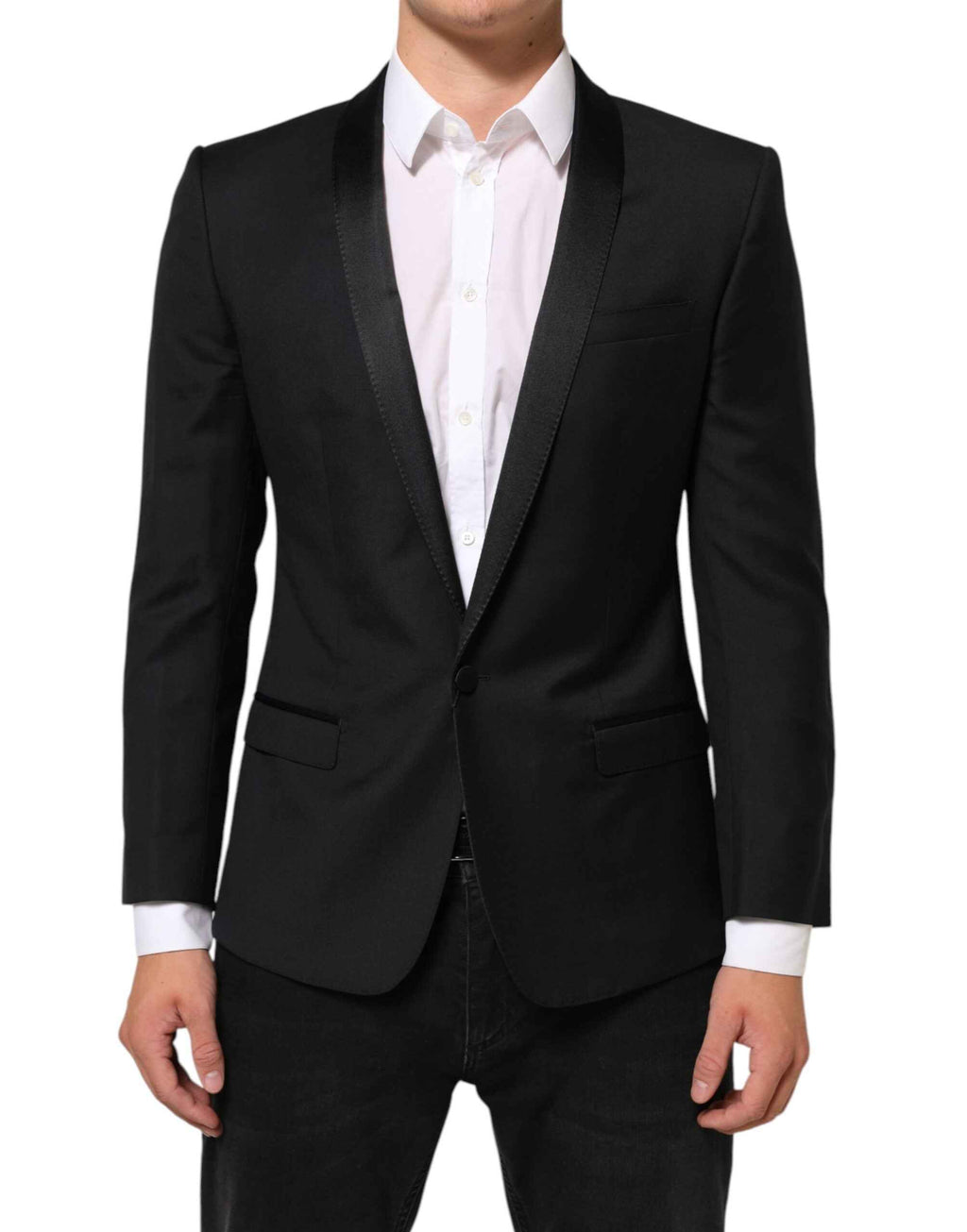 Dolce & Gabbana Black GOLD 1 Button Suit Jacket Men Blazer