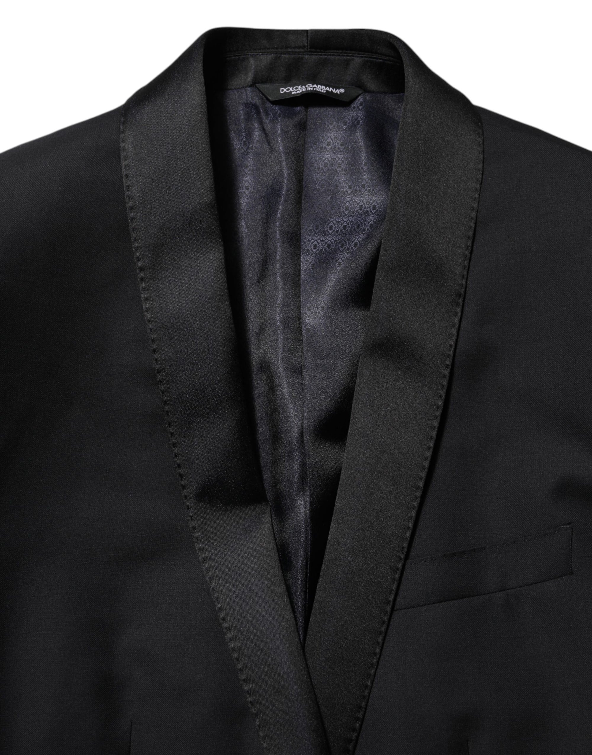 Dolce & Gabbana Black GOLD 1 Button Suit Jacket Men Blazer