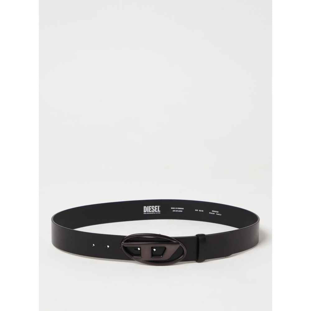 Diesel Black Leather Belt