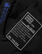 Dolce & Gabbana Black Nylon Puffer Men Full Zip Jacket