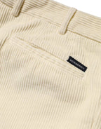 Burberry Beige Corduroy Cotton Straight Men Trouser Pants