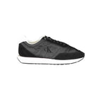 Calvin Klein Black Leather Women Sneaker