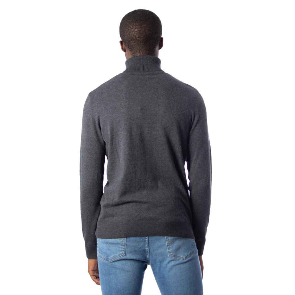 Jack Jones Gray Cotton Turtleneck