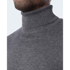 Jack Jones Gray Cotton Turtleneck