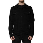Dolce & Gabbana Black Cotton Denim Jacket