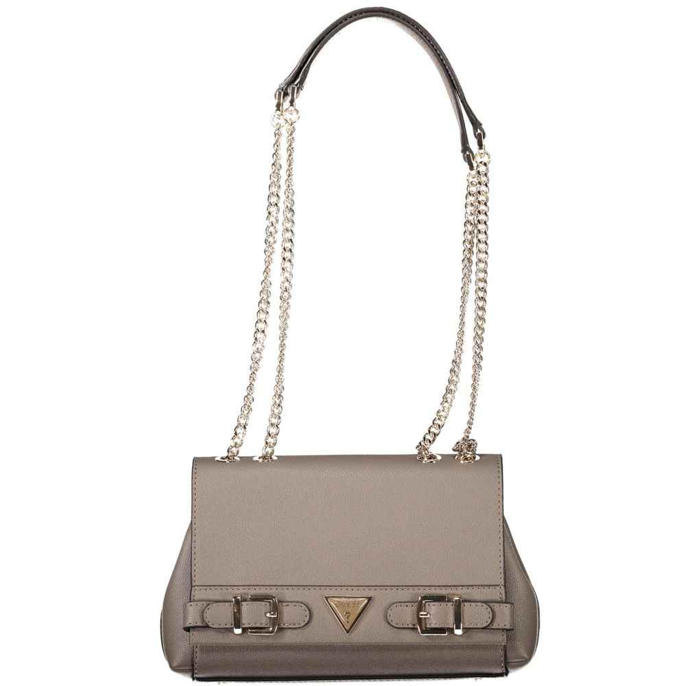 Guess Jeans Brown Polyethylene Handbag