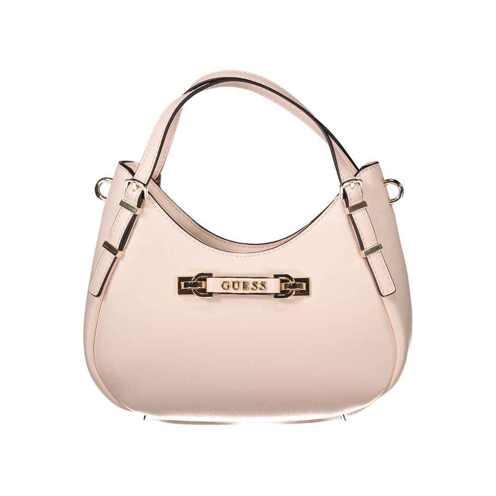 Guess Jeans Pink Polyethylene Handbag