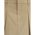 Brunello Cucinelli Pleated cotton short Skirt