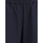 Cruna Blue Cotton Casual Pants