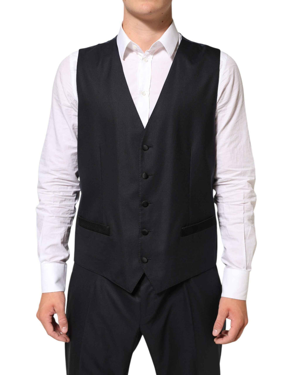 Dolce & Gabbana Black MARTINI 2 Buttons Suit 3 Piece Suit