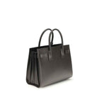 Saint Laurent Gray Calf Leather Bos Taurus Shoulder Bag
