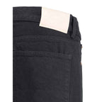 Our Legacy Black Cotton Straight-Leg Jeans