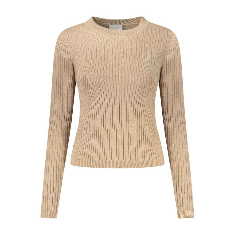 Pepe Jeans Beige Cotton Women Sweater