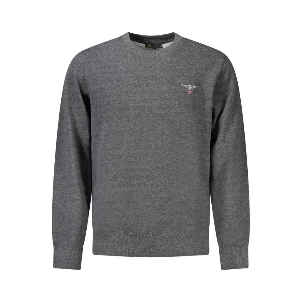 Accademia Militare Gray Cotton Men Sweater