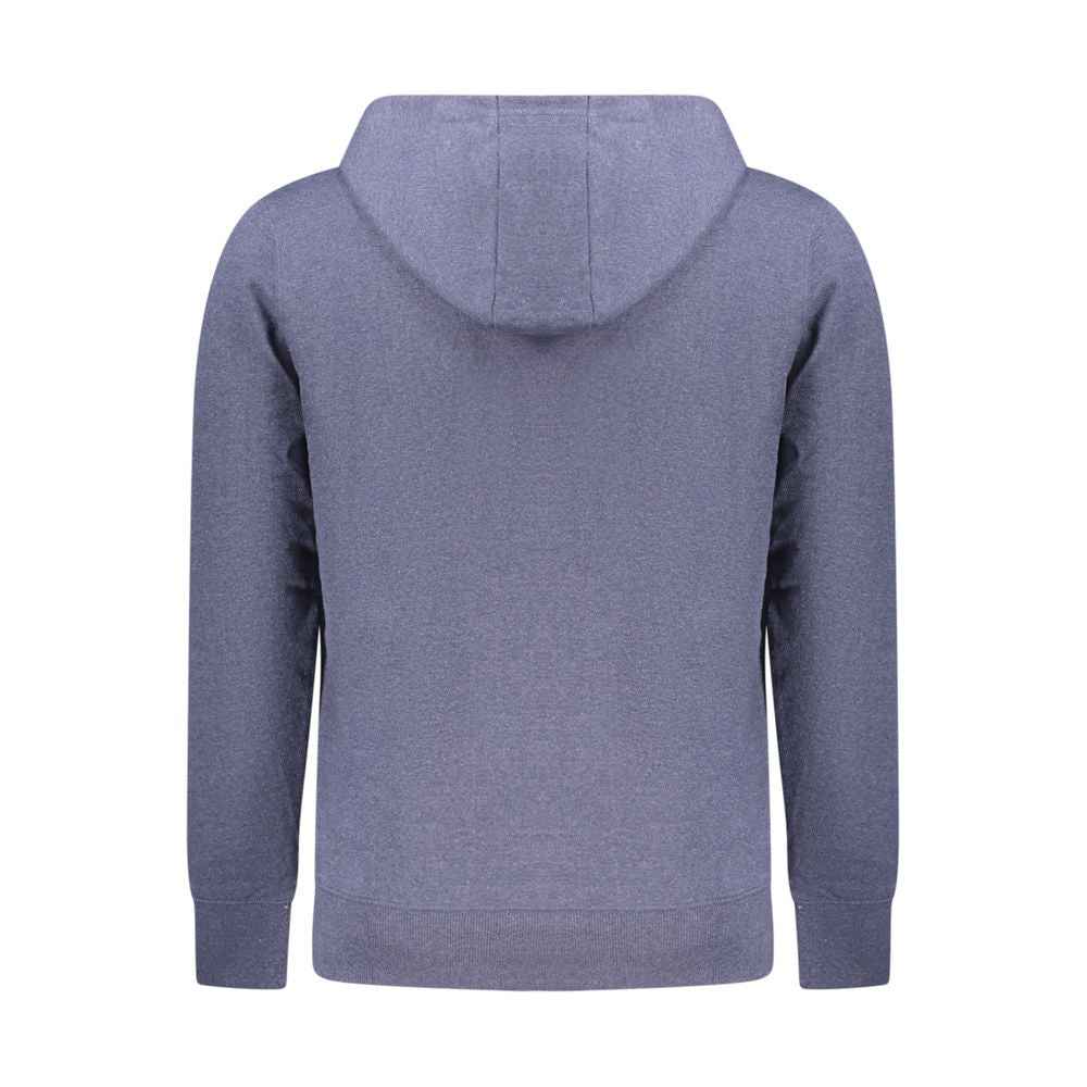 Accademia Militare Blue Cotton Men's Hooded Sweater