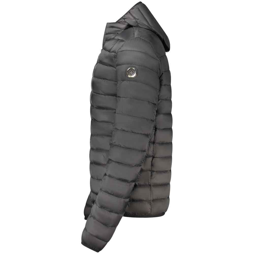 Cavalli Class Black Polyester Light Jacket