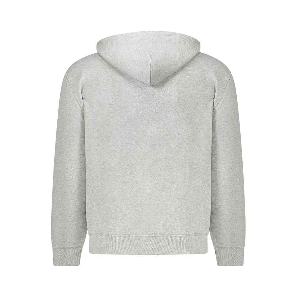Calvin Klein Gray Cotton Mens Hooded Sweater