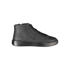 Blauer Black Leather Men Sneaker