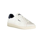Blauer White Leather Men Sneaker