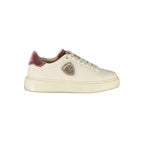 Blauer White Leather Women Sneaker