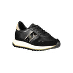 Blauer Black Leather Women Sneaker